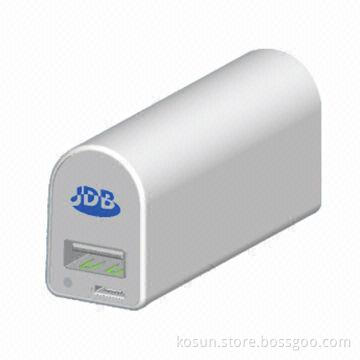 Portable Power Bank with 6,000mA Polymer Battery Capacity